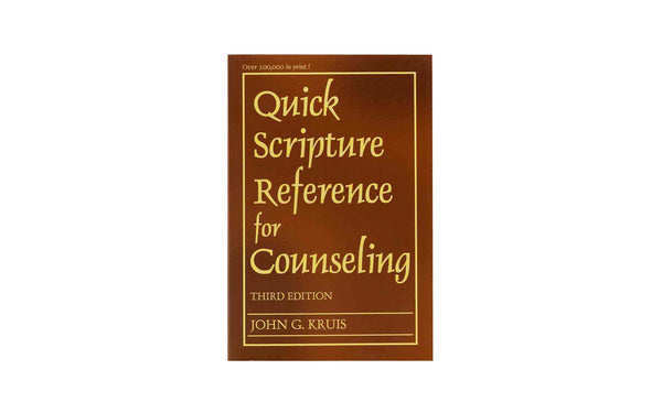 Quick Scripture Reference for Counselling – BibleStore