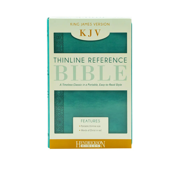 KJV Thinline Reference Bible Flexisoft Aquamarine Red Letter Kjv thinline reference bible flexisoft aquamarine red letter
