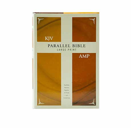 KJV Amplified Parallel Bible Large Print: Two Bible Versions Together – BibleStore KJV Amplified Parallel Bible Large Print: Two Bible Versions Together – BibleStore